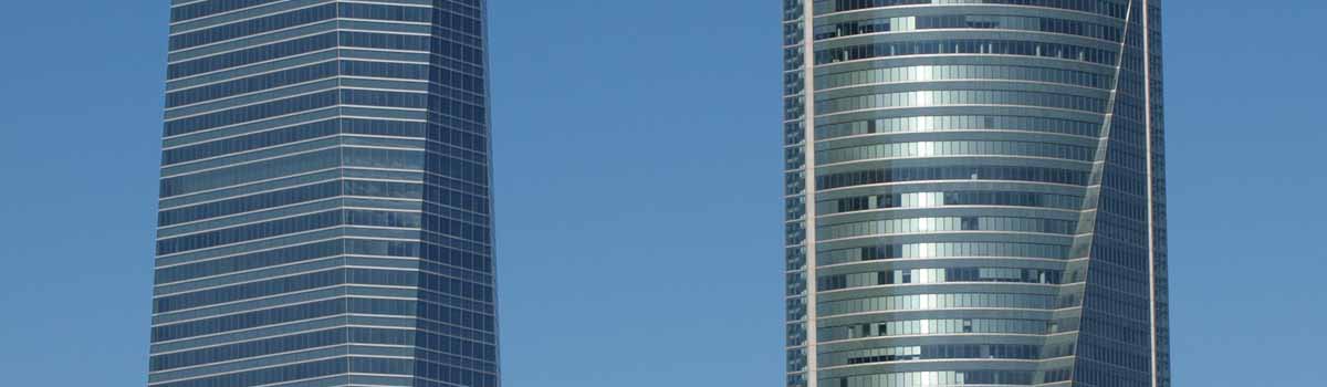 Detalle Torre Cristal y Torre Espacio